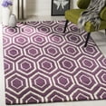 thumbnail image 1 of SAFAVIEH Chatham Graham Geometric Wool Area Rug, Purple/Ivory, 7' x 7' Square, 1 of 8