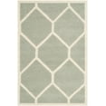 thumbnail image 1 of SAFAVIEH Chatham Greg Geometric Wool Area Rug, Gray/Ivory, 2' x 3', 1 of 6