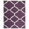 thumbnail image 1 of SAFAVIEH Chatham Hayden Geometric Wool Area Rug, Purple/Ivory, 5' x 8', 1 of 10