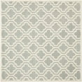 thumbnail image 1 of SAFAVIEH Chatham Henry Geometric Quatrefoil Wool Area Rug, Grey/Ivory, 10' x 14', 1 of 10
