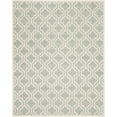 thumbnail image 1 of SAFAVIEH Chatham Henry Geometric Quatrefoil Wool Area Rug, Grey/Ivory, 4' x 4' Square, 1 of 10
