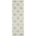 thumbnail image 1 of SAFAVIEH Chatham Henry Geometric Wool Runner Rug, Grey/Ivory, 2'3" x 9', 1 of 10