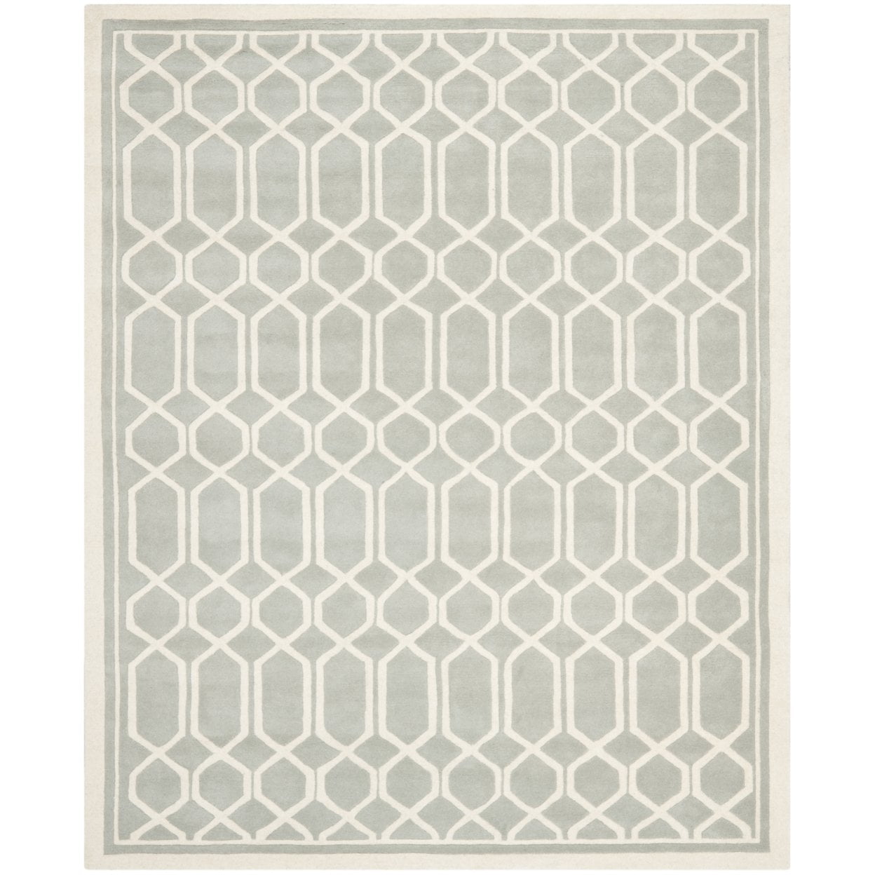 Multicolor 4' x 6' Handmade Wool Tufted Rectangular Rug
