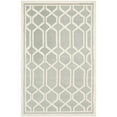 thumbnail image 1 of SAFAVIEH Chatham Hudson Geometric Wool Area Rug, Grey/Ivory, 4' x 6', 1 of 10