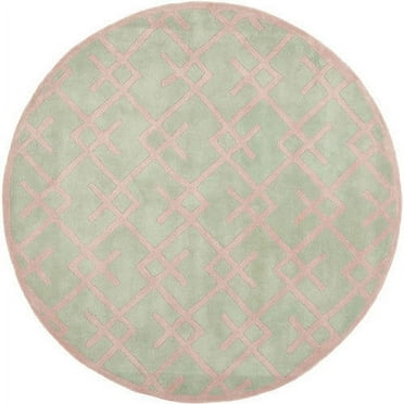 SAFAVIEH Chatham Ian Geometric Wool Area Rug, Green, 2' x 3'