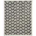 thumbnail image 1 of SAFAVIEH Chatham Jackson Geometric Wool Area Rug, Black/Ivory, 8' x 10', 1 of 10