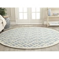 thumbnail image 1 of SAFAVIEH Chatham Jackson Geometric Wool Area Rug, Blue/Ivory, 7' x 7' Round, 1 of 10
