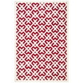 thumbnail image 1 of SAFAVIEH Chatham Jackson Geometric Wool Area Rug, Red/Ivory, 7' x 7' Round, 1 of 10