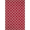 thumbnail image 1 of SAFAVIEH Chatham Jacob Geometric Quatrefoil Wool Area Rug, Red/Ivory, 6' x 9', 1 of 10