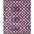 thumbnail image 1 of SAFAVIEH Chatham Jacob Geometric Wool Area Rug, Purple/Ivory, 7' x 7' Square, 1 of 10