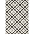 thumbnail image 1 of SAFAVIEH Chatham Jahn Geometric Diamonds Wool Area Rug, Ivory/Black, 4' x 6', 1 of 10