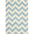 thumbnail image 1 of SAFAVIEH Chatham Jake Geometric Wool Area Rug, Blue/Ivory, 3' x 5', 1 of 4