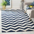 thumbnail image 1 of SAFAVIEH Chatham Jake Geometric Wool Area Rug, Dark Blue/Ivory, 8'9" x 12', 1 of 6