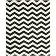 thumbnail image 1 of SAFAVIEH Chatham Jake Geometric Wool Area Rug, Ivory/Black, 8'9" x 12', 1 of 11