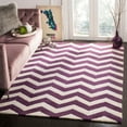 thumbnail image 1 of SAFAVIEH Chatham Jake Geometric Wool Area Rug, Purple/Ivory, 6' x 9', 1 of 9