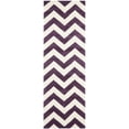 thumbnail image 1 of SAFAVIEH Chatham Jake Geometric Wool Runner Rug, Purple/Ivory, 2'3" x 11', 1 of 6