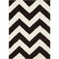 thumbnail image 1 of SAFAVIEH Chatham Jake Zigzag Stripes Wool Area Rug, Brown/Ivory, 3' x 5', 1 of 7