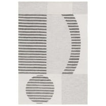 SAFAVIEH Chatham Jolanta Abstract Area Rug, Grey/Dark Grey, 4' x 6'