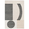 thumbnail image 1 of SAFAVIEH Chatham Jolanta Abstract Area Rug, Ivory/Black, 4' x 6', 1 of 1