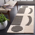 thumbnail image 1 of Safavieh Chatham Jolanta Abstract Runner Rug, Ivory/Black, 2'3" x 8', 1 of 6