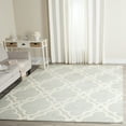 thumbnail image 1 of SAFAVIEH Chatham Karina Geometric Wool Area Rug, Gray/Ivory, 6' x 9', 1 of 8