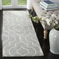 thumbnail image 1 of SAFAVIEH Chatham Xanthia Geometric Wool Runner Rug, Gray/Ivory, 2'3" x 11', 1 of 10