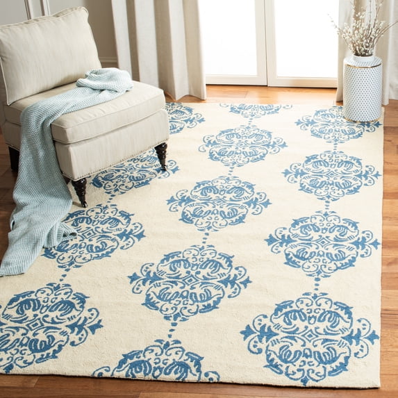Safavieh Chelsea Abagail Geometric Area Rug, Ivory/Blue, 9' x 12'