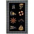 thumbnail image 1 of SAFAVIEH Chelsea Agatha Sea Lovers Wool Area Rug, Black, 2'6" x 4', 1 of 9