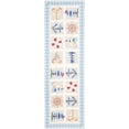 thumbnail image 1 of SAFAVIEH Chelsea Agatha Sea Lovers Wool Runner Rug, Ivory, 2'6" x 6', 1 of 10