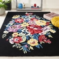 thumbnail image 1 of Safavieh Chelsea Ainsley Floral Area Rug, Black/Rose, 6' x 9', 1 of 11