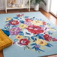 thumbnail image 1 of Safavieh Chelsea Ainsley Floral Area Rug, Blue/Rose, 6' x 9', 1 of 11