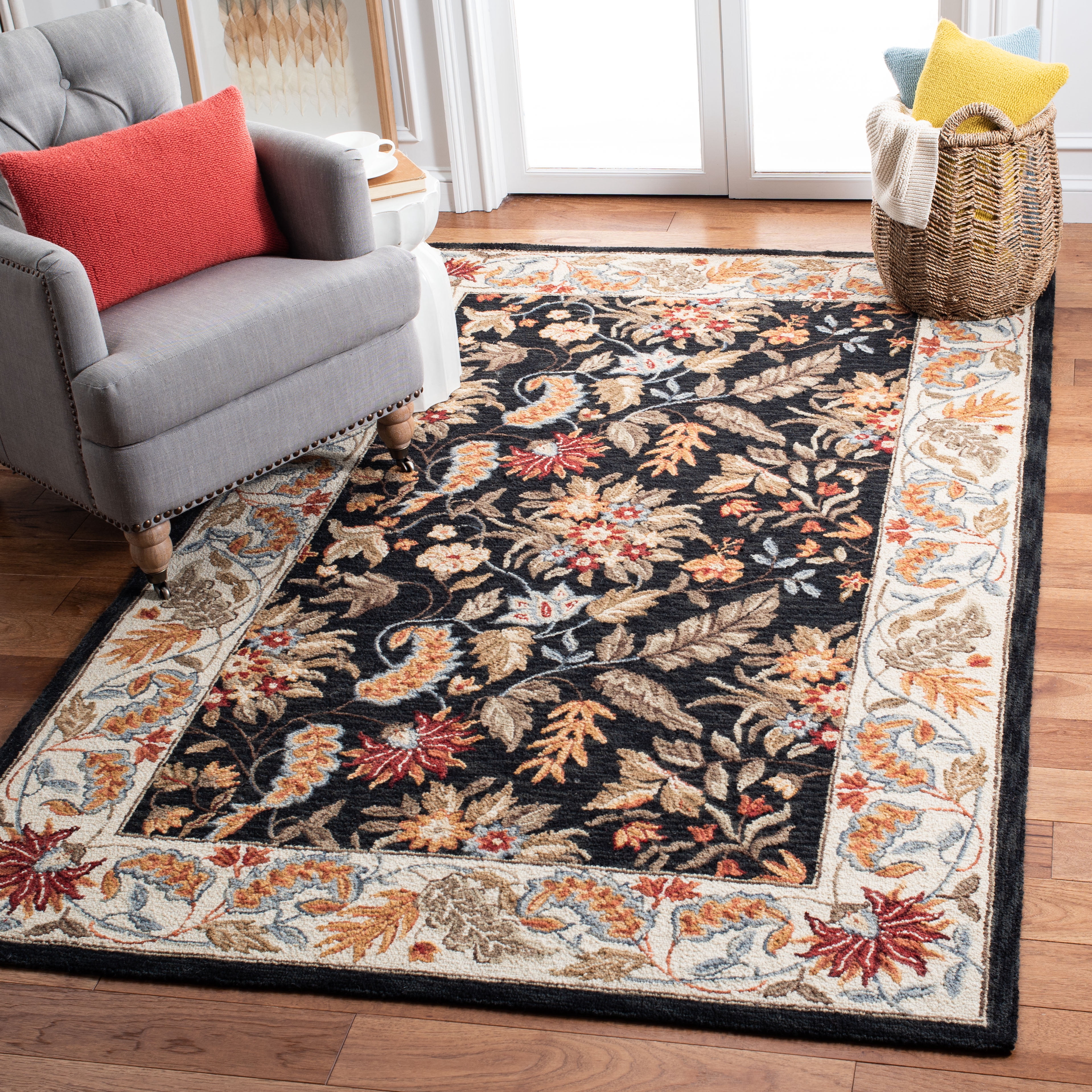 Safavieh Chelsea Alaia Oriental Area Rug, Black, 9' x 12'