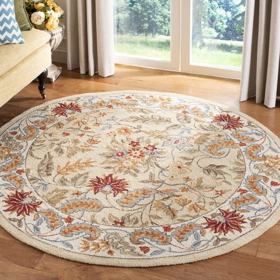 Safavieh Chelsea Alaia Oriental Area Rug, Ivory, 8' x 8' Round