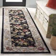 thumbnail image 1 of Safavieh Chelsea Alaia Oriental Runner Rug, Black, 2'6" x 10', 1 of 12