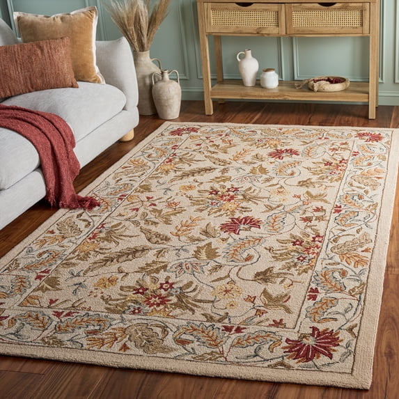 Safavieh Chelsea Alaia Oriental Area Rug, Ivory, 4' x 4' Square
