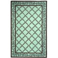 thumbnail image 1 of SAFAVIEH Chelsea Alecia Geometric Borders Wool Area Rug, Blue/Brown, 5'6" x 5'6" Round, 1 of 10