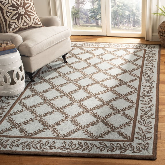 Safavieh Chelsea Alecia Geometric Area Rug, Blue/Brown, 6' x 9'