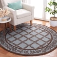 thumbnail image 1 of Safavieh Chelsea Alecia Geometric Area Rug, Blue/Brown, 8' x 8' Round, 1 of 8