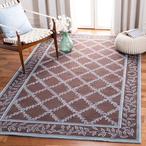 Safavieh Chelsea Alecia Geometric Area Rug, Brown/Blue, 2'9" x 4'9"