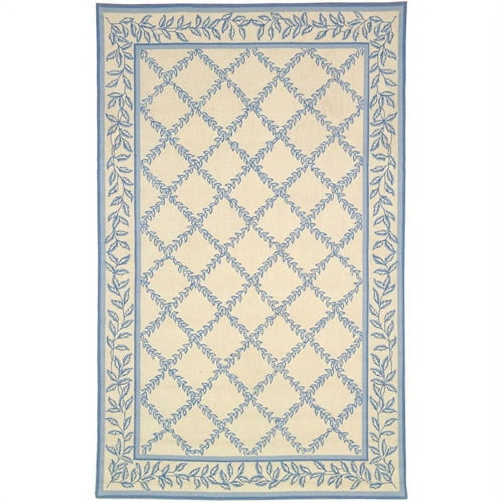 Ivory Elegance Handmade Tufted Wool Rectangular Rug