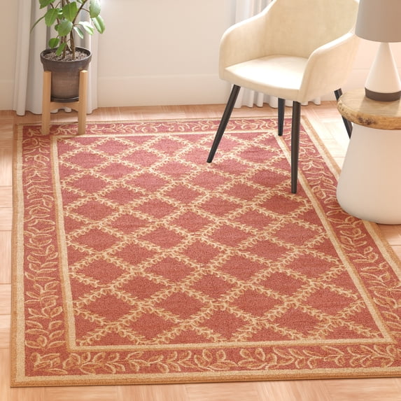 Safavieh Chelsea Alecia Geometric Area Rug, Rust/Gold, 2'9" x 4'9"