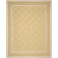 thumbnail image 1 of SAFAVIEH Chelsea Alecia Geometric Borders Wool Area Rug, Yellow/Grey, 2'9" x 4'9", 1 of 10