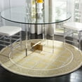 thumbnail image 1 of Safavieh Chelsea Alecia Geometric Area Rug, Yellow/Gray, 5'6" x 5'6" Round, 1 of 8