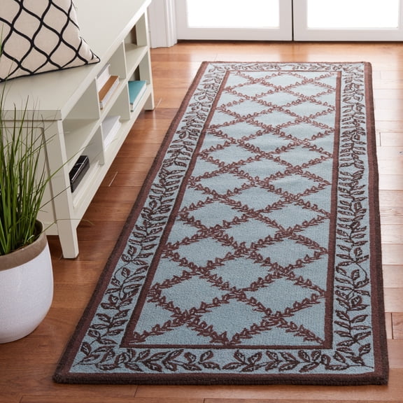 Safavieh Chelsea Alecia Geometric Runner Rug, Blue/Brown, 2'6" x 6'