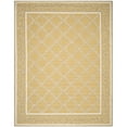 thumbnail image 1 of SAFAVIEH Chelsea Alecia Geometric Borders Wool Runner Rug, Yellow/Grey, 2'6" x 12', 1 of 10