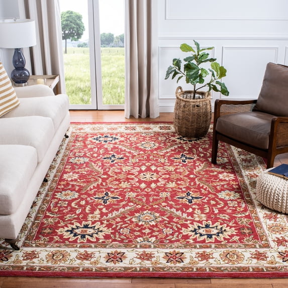 Safavieh Chelsea Anita Oriental Area Rug, Red/Ivory, 8' x 10'