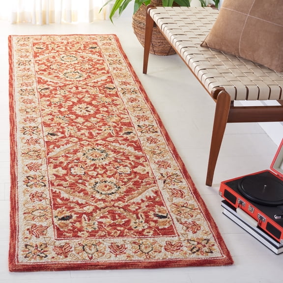 Safavieh Chelsea Anita Oriental Runner Rug, Red/Ivory, 2'6" x 12'
