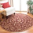 thumbnail image 1 of Safavieh Chelsea Aragon Oriental Wool Area Rug, Burgundy, 3' x 3' Round, 1 of 13