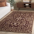 thumbnail image 1 of Safavieh Chelsea Aragon Oriental Wool Area Rug, Burgundy, 6' x 9', 1 of 14