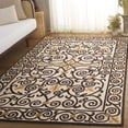 thumbnail image 1 of Safavieh Chelsea Aragon Oriental Wool Area Rug, Ivory/Dark Brown, 2'6" x 4', 1 of 12